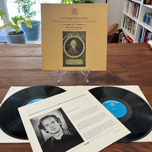Carl Philipp Emmanuel Bach 6 Württembergische Sonaten Op2 LP Box 1978 Telefunken - Picture 2 of 10